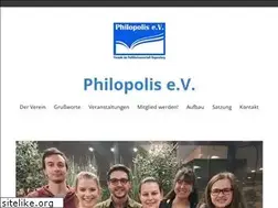 Sites similar to philopolis-ev.de