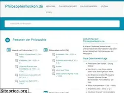 Sites similar to philosophenlexikon.de