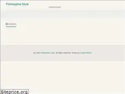 Sites similar to philosophia-style.com