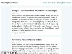 Sites similar to philosophicalhacker.com