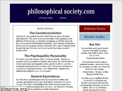 Sites similar to philosophicalsociety.com