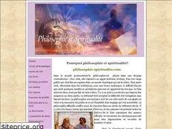 Sites similar to philosophie-spiritualite.com