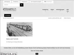 Sites similar to philosophie.ch