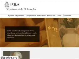 Sites similar to philosophie.ens.fr