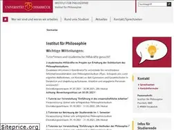 Sites similar to philosophie.uni-osnabrueck.de