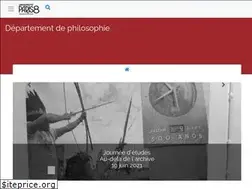 Sites similar to philosophie.univ-paris8.fr