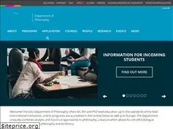 Sites similar to philosophy.ceu.edu