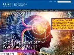 Sites similar to philosophy.duke.edu