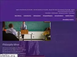 Sites similar to philosophy.evansville.edu