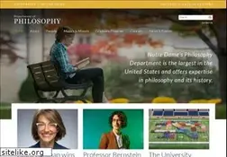 Sites similar to philosophy.nd.edu
