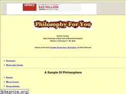 Sites similar to philosophyforyou.tripod.com