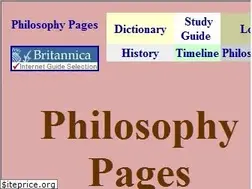 Sites similar to philosophypages.com