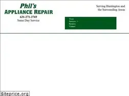 Sites similar to philsappliance.com