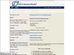 Sites similar to philsliteraryworks.com