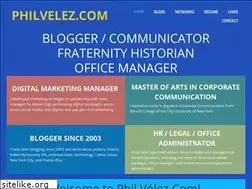 Sites similar to philvelez.com