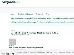 Sites similar to phobias.about.com