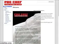 Sites similar to phochef.net