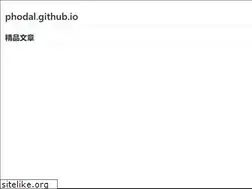 Sites similar to phodal.github.io