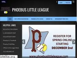 Sites similar to phoebuslittleleague.com