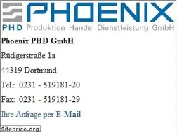 Sites similar to phoenix-phd-gmbh.de