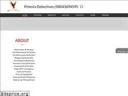Sites similar to phoenixdetectives.in