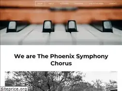 Sites similar to phoenixsymphonychorus.org