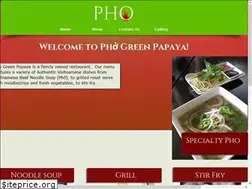 Sites similar to phogreenpapaya.com