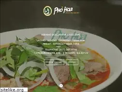 Sites similar to phohoarestaurant.com