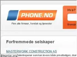 Sites similar to phone.no