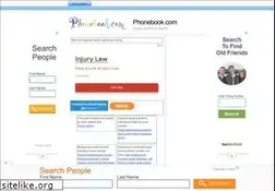 Sites similar to phonebook.com