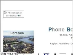 Sites similar to phonebookofbordeaux.com