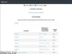 Sites similar to phonebookofeurope.com