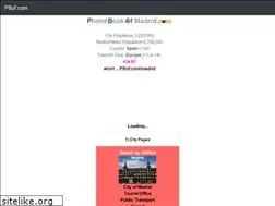 Sites similar to phonebookofmadrid.com