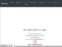 Sites similar to phonebookofmiami.com