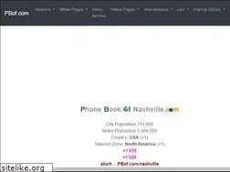 Sites similar to phonebookofnashville.com