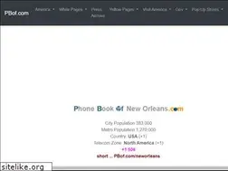 Sites similar to phonebookofneworleans.com