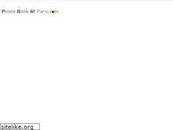 Sites similar to phonebookofparis.com