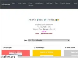 Sites similar to phonebookofrome.com