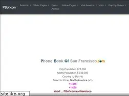 Sites similar to phonebookofsanfrancisco.com