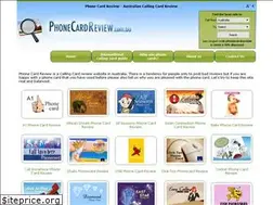 Sites similar to phonecardreview.com.au