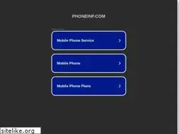 Sites similar to phoneinf.com