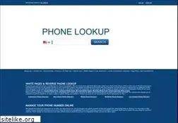 Sites similar to phonelookup.com