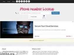 Sites similar to phonenumber-lookup.info