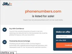 Sites similar to phonenumbers.com