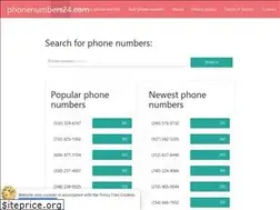 Sites similar to phonenumbers24.com