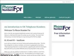 Sites similar to phonenumbersfor.co.uk