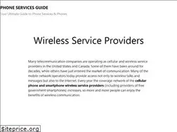 Sites similar to phoneservicesguide.com