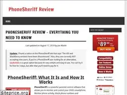 Sites similar to phonesheriffreview.org