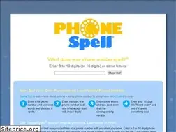 Sites similar to phonespell.org