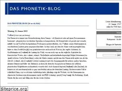 Sites similar to phonetik.blogger.de
